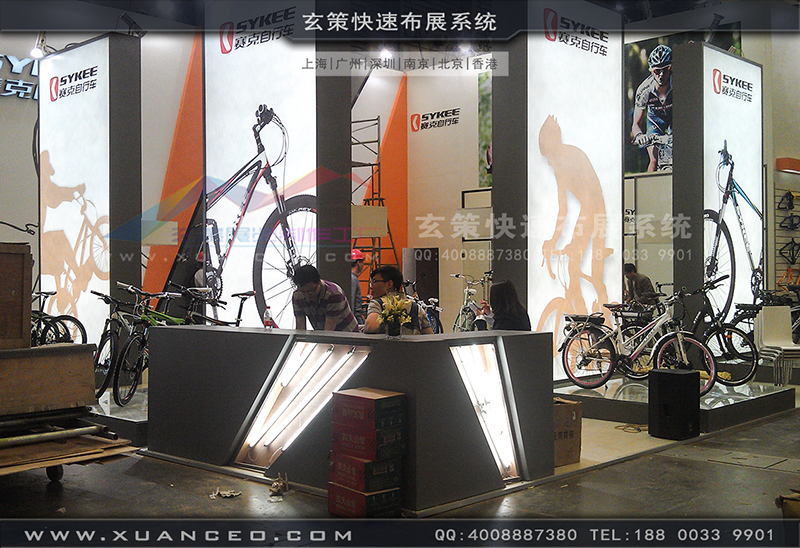 赛克展台搭展-自行车展展台搭展-上海香蕉免费视频展览工厂02