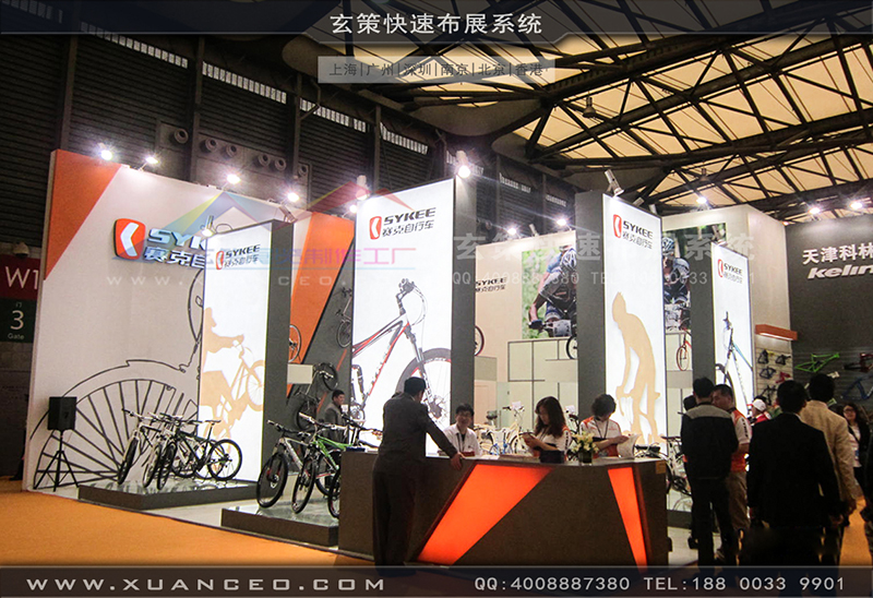 赛克展台搭展-自行车展展台搭展-上海香蕉免费视频展览工厂07